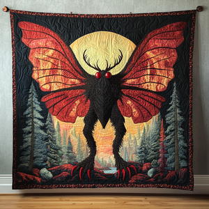Mothman Prophecies Quilted Blanket NCU0DV3216