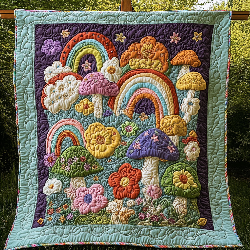 Mystic Shroom Quilted Blanket NCU0DK4384