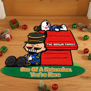 Festive Welcome Doormat Personalized Gifts 05HUTN121125