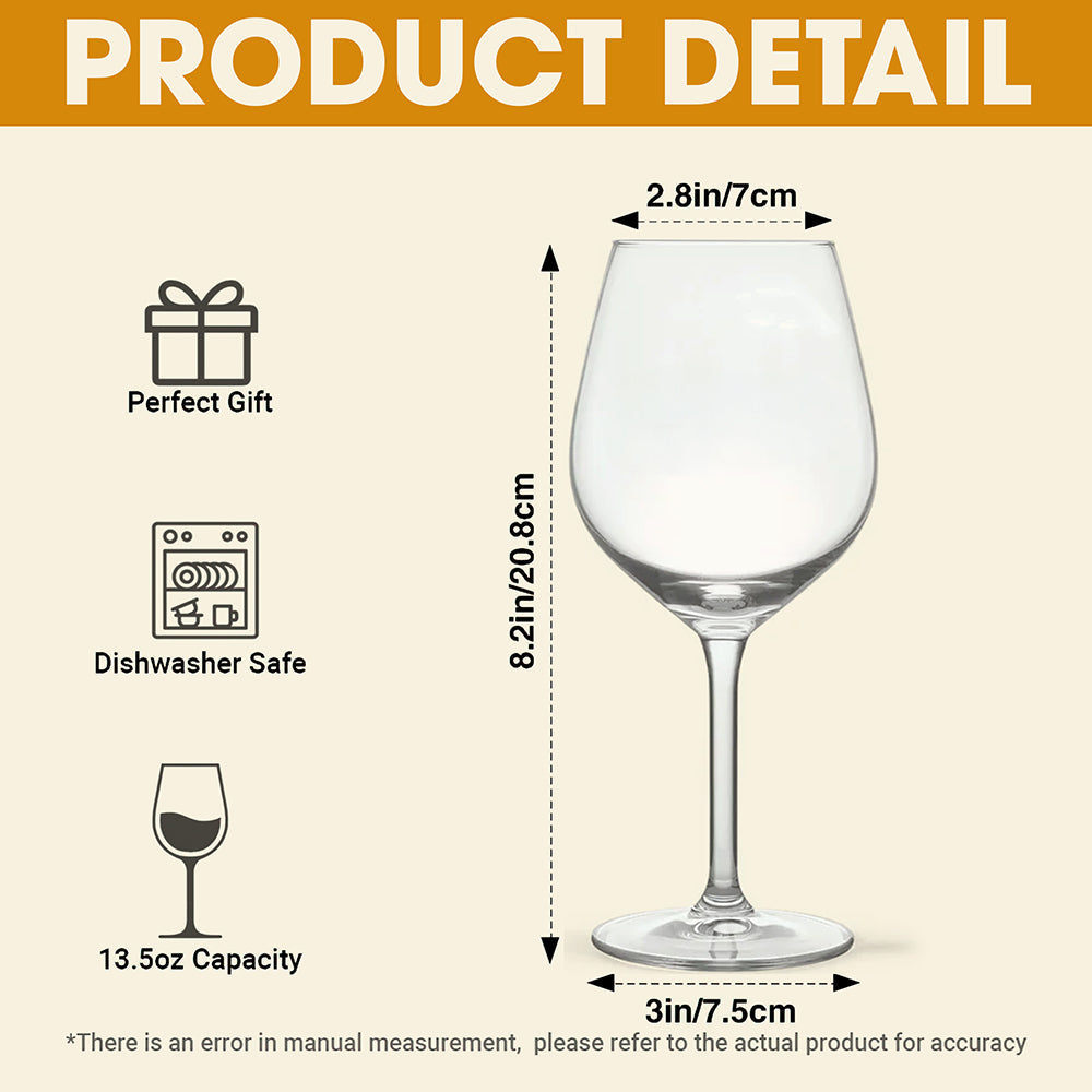 Forever Besties Wine Glass - Personalized Gifts For Besties 03OHLU110825-Homacus