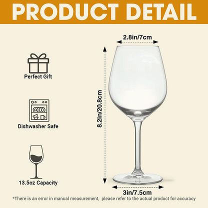 Forever Besties Wine Glass - Personalized Gifts For Besties 03OHLU110825-Homacus