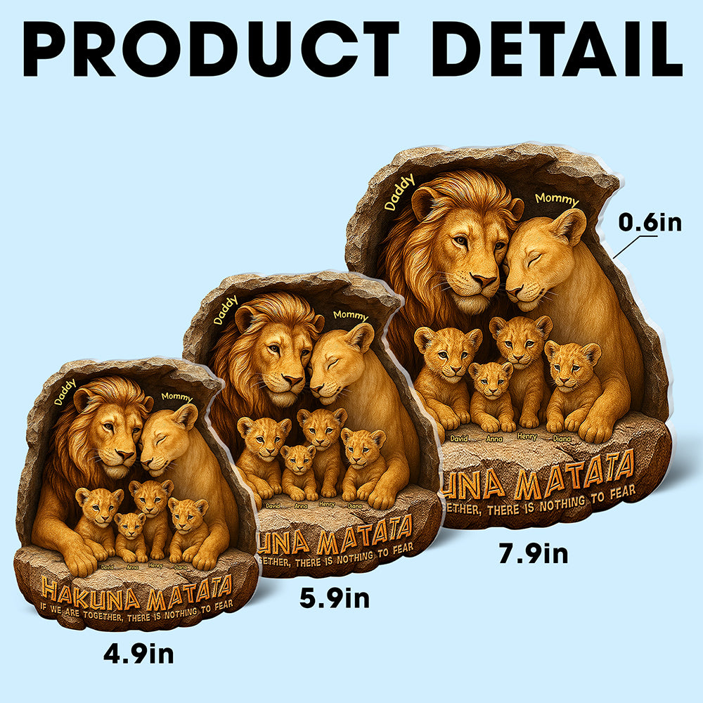 Otter Mom Plaque - Personalized Gifts For Mom 01toti180425-Homacus