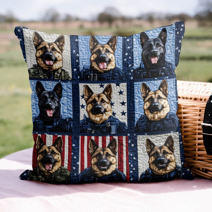 Patriot Shepherd Quilted Pillow Case NCU0PT703