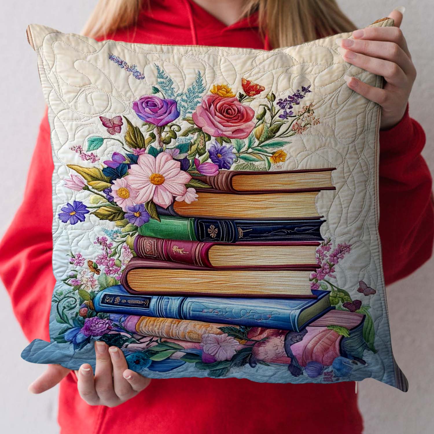 Petals Of Wisdom Quilted Pillow Case NCU0NT1084