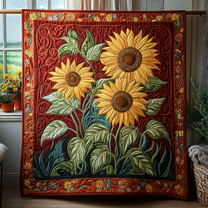 Petals of Joy Quilted Blanket NCU0DV3174