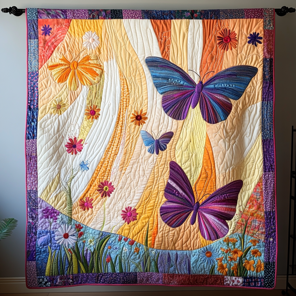 Radiant Flight Quilted Blanket NCU0DK5365