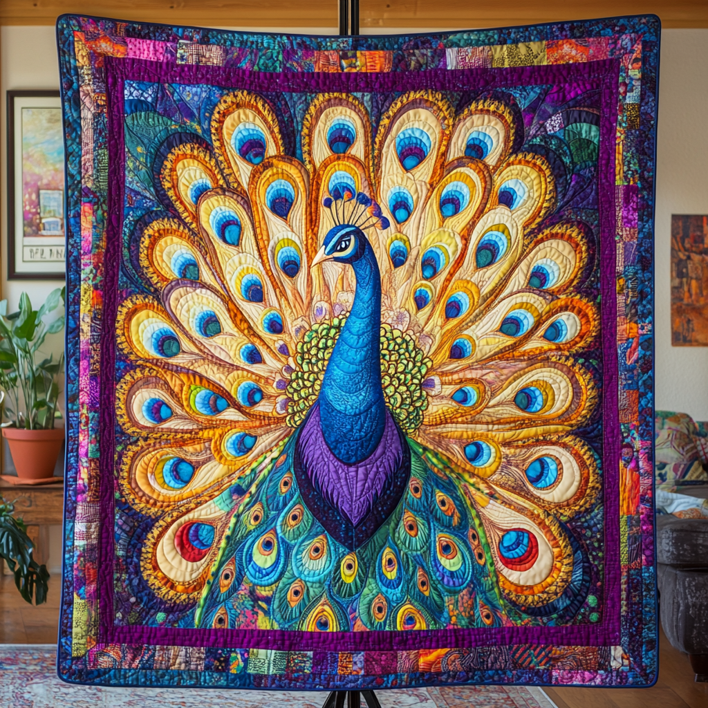 Regal Plumage Quilted Blanket NCU0VH3738