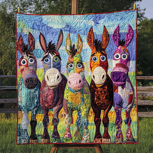 Rural Rainbow Quilted Blanket NCU0PT4743
