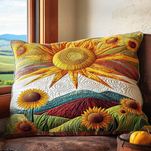 Rustic Sunlight Symphony Quilted Bedding Pillow Case NCU0PT5213