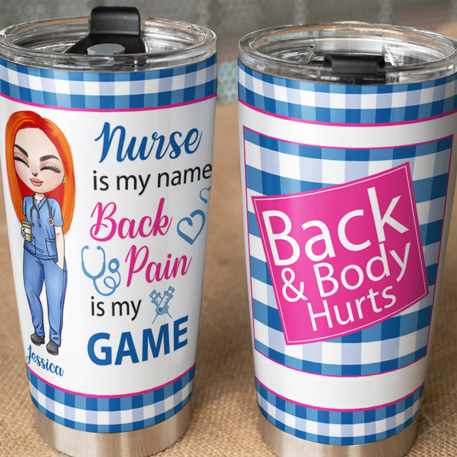 Nurse Tumbler Cup - Personalized Gifts For Nurse 01qhtm190522