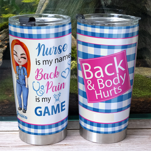 Nurse Tumbler Cup - Personalized Gifts For Nurse 01qhtm190522