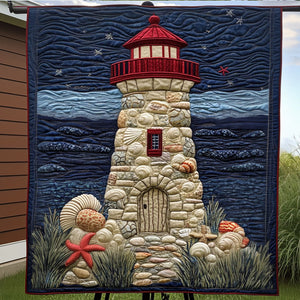 Seashell Beacon Quilted Blanket NCU0NT4616