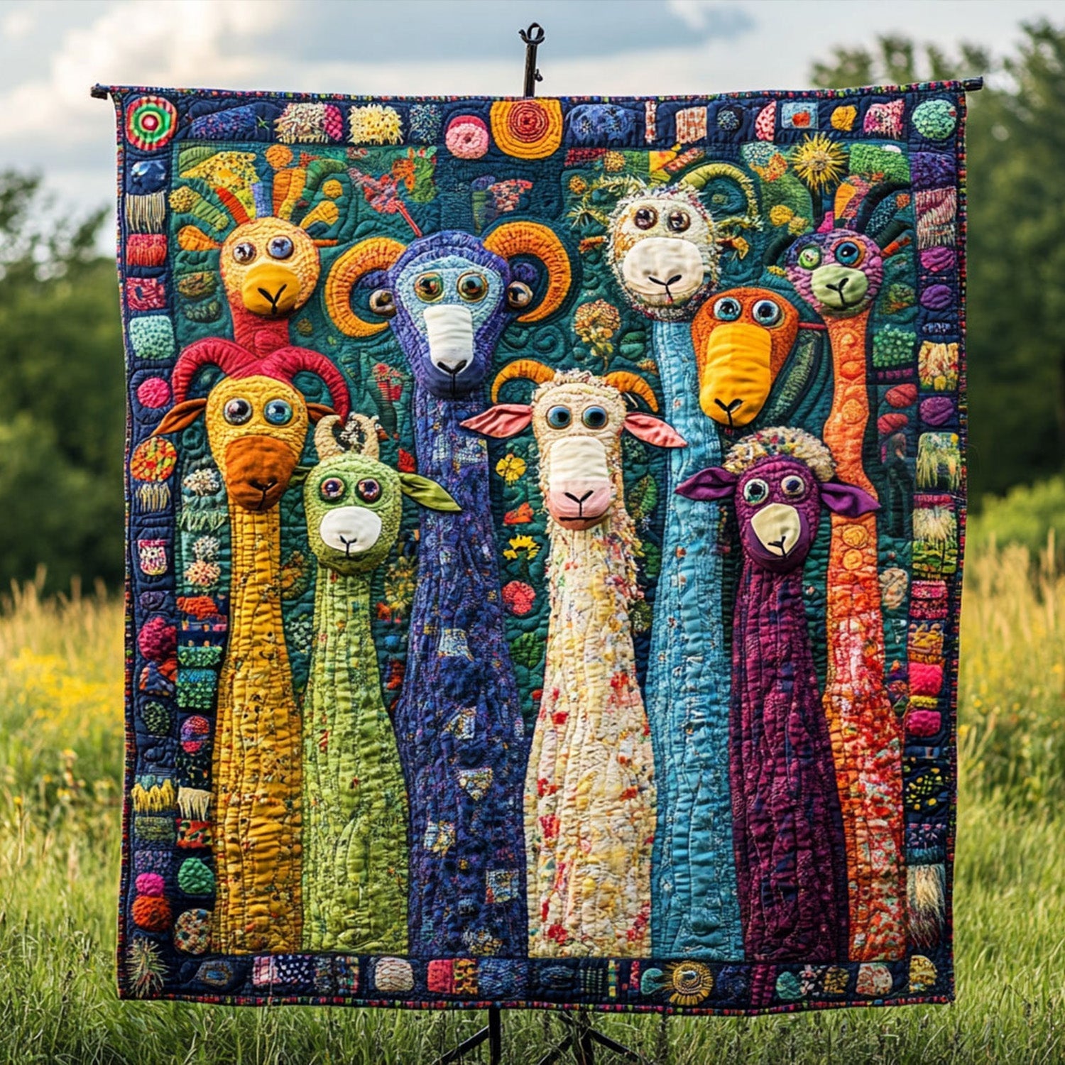 Silly Stablemates Quilted Blanket NCU0PT5268