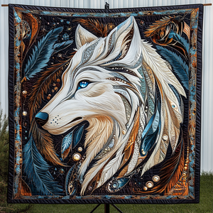 Starlight Wolf Quilted Blanket 01ACXD110425