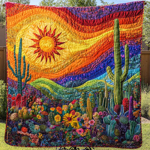 Sunburst Dunes Quilted Blanket NCU0NT5116