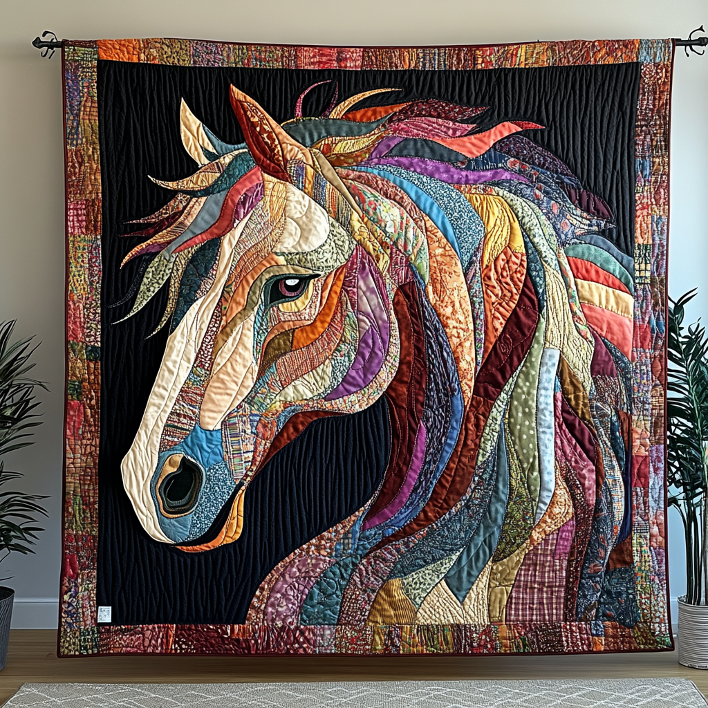 Swift Stallion Quilted Blanket NCU0DK5324