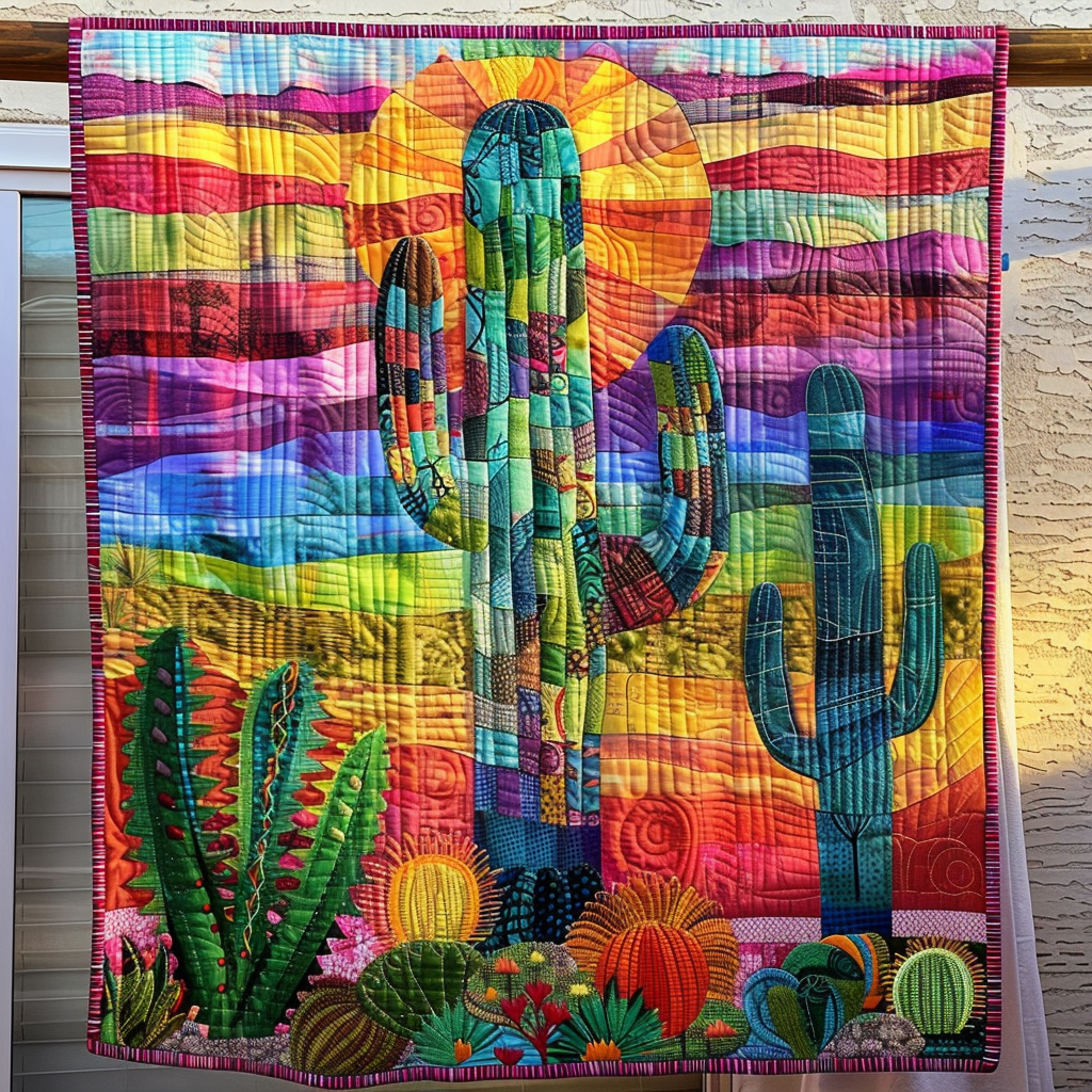 Thorny Beauty Quilted Blanket 03acxn140425