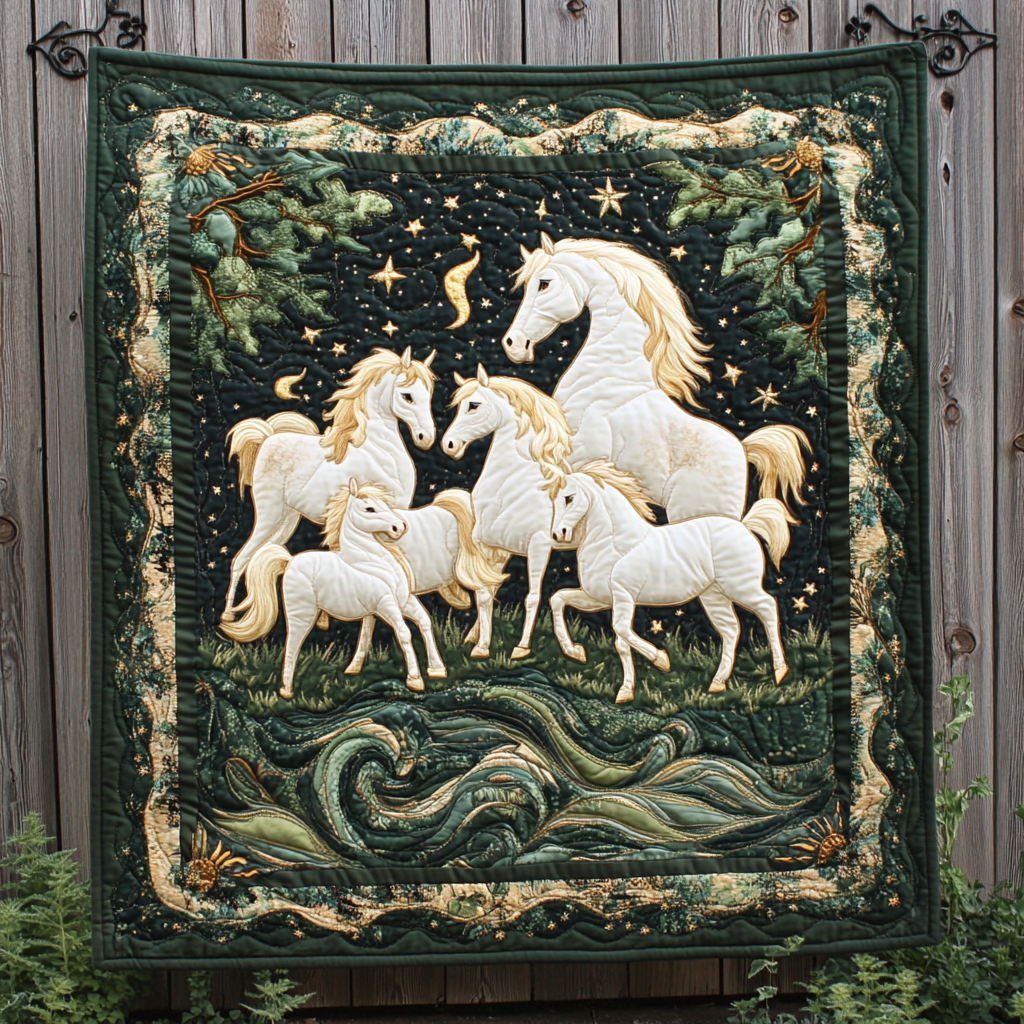 Thunder Hoof Quilted Blanket NCU0DK5325