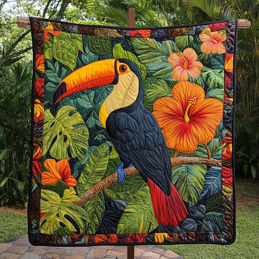 Toucan Haven Quilted Blanket NCU0DK4205