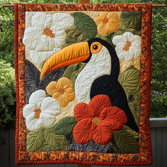 Toucan Paradise Quilted Blanket NCU0DK4203