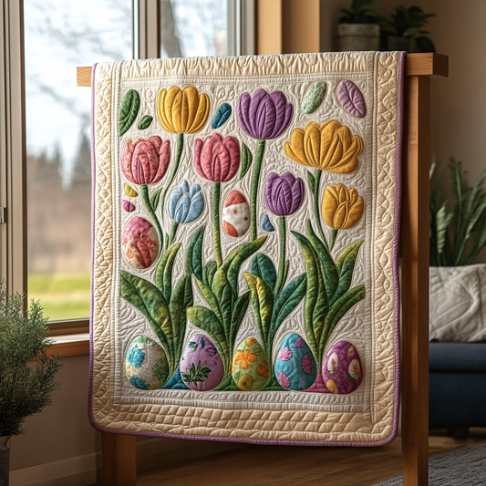 Tulip Trails Quilted Blanket NCU0DV4095