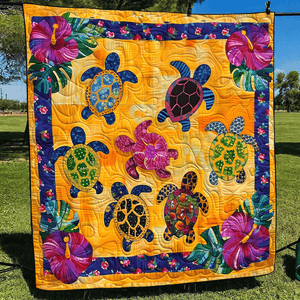 Turtle Harmony Quilted Blanket NCU0TL590