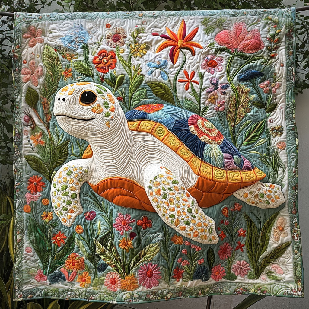 Turtle Dreamscape Quilted Blanket NCU0PT4536