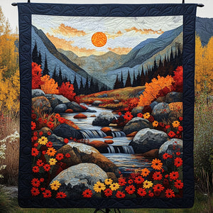 Twilight River Quilted Blanket NCU0NT4433