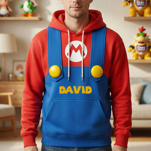 Retro Game Hero Hoodie - Personalized Gift For Gamers 03OHLU261225