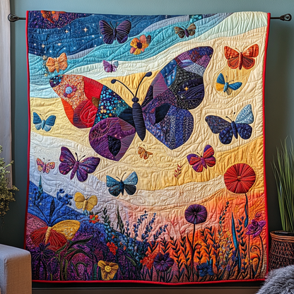 Velvet Flutter Quilted Blanket NCU0DK5364