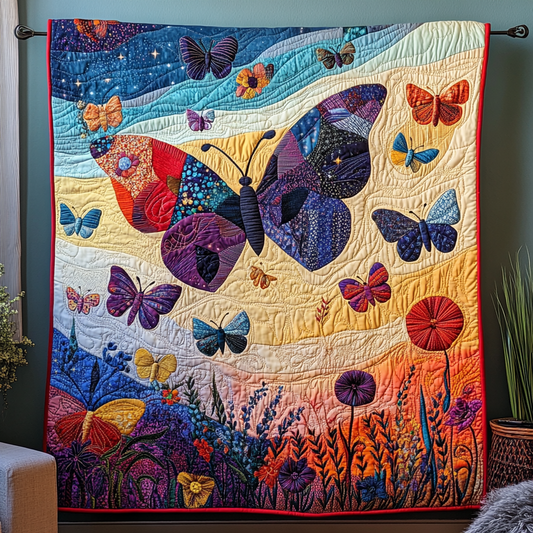 Velvet Flutter Quilted Blanket NCU0DK5364