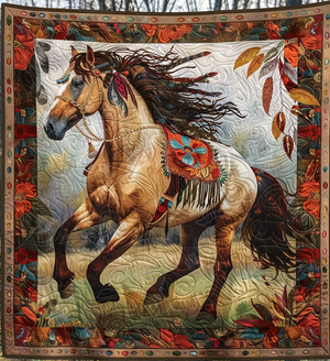 War Horse Gallop Quilted Blanket NCU0DV1493