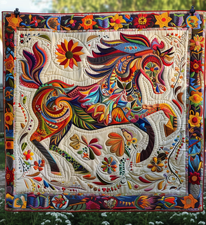 Horse Quilted Blanket 01acxa010425