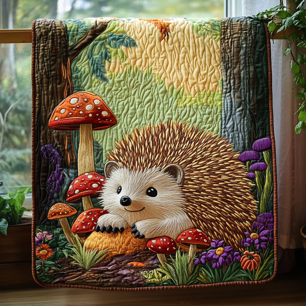 Whimsical Woodland Quilted Blanket NCU0DV4005