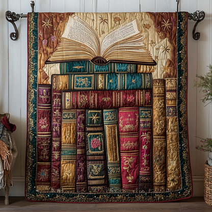 Wisdom Shelves Quilted Blanket NCU0DK5235
