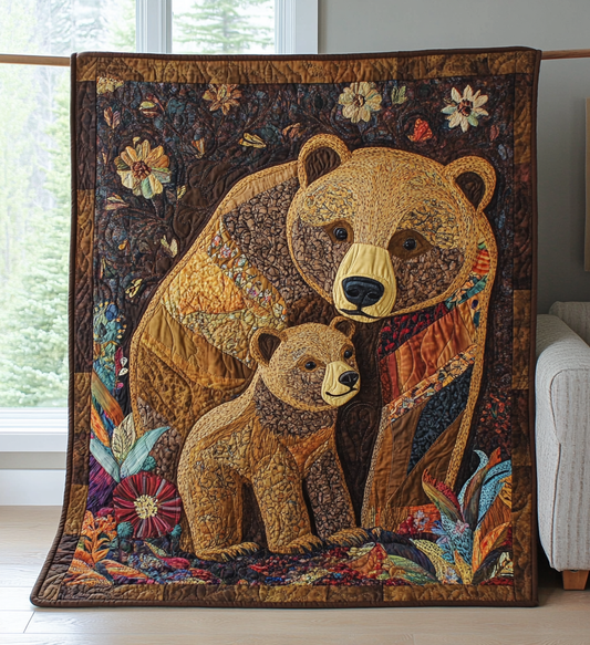 Woodland Wanderer Quilted Blanket 09acxd030425