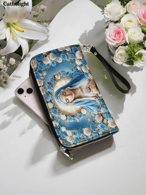 Catholight  Heavenly Grace - Leather Wallet Purse