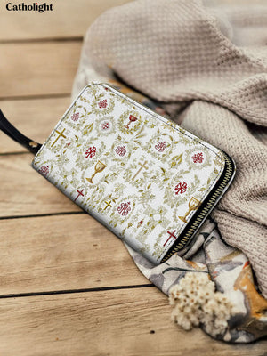 Catholight  The Timeless Faith Leather Wallet Purse