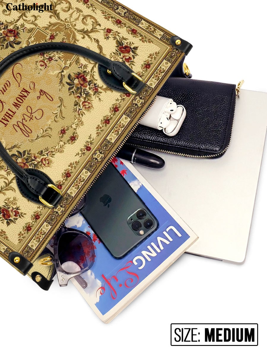 Catholight  Psalm of Peace Leather Bag