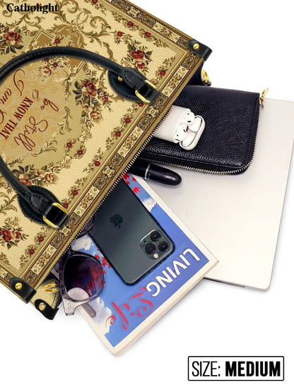 Catholight  Psalm of Peace Leather Bag