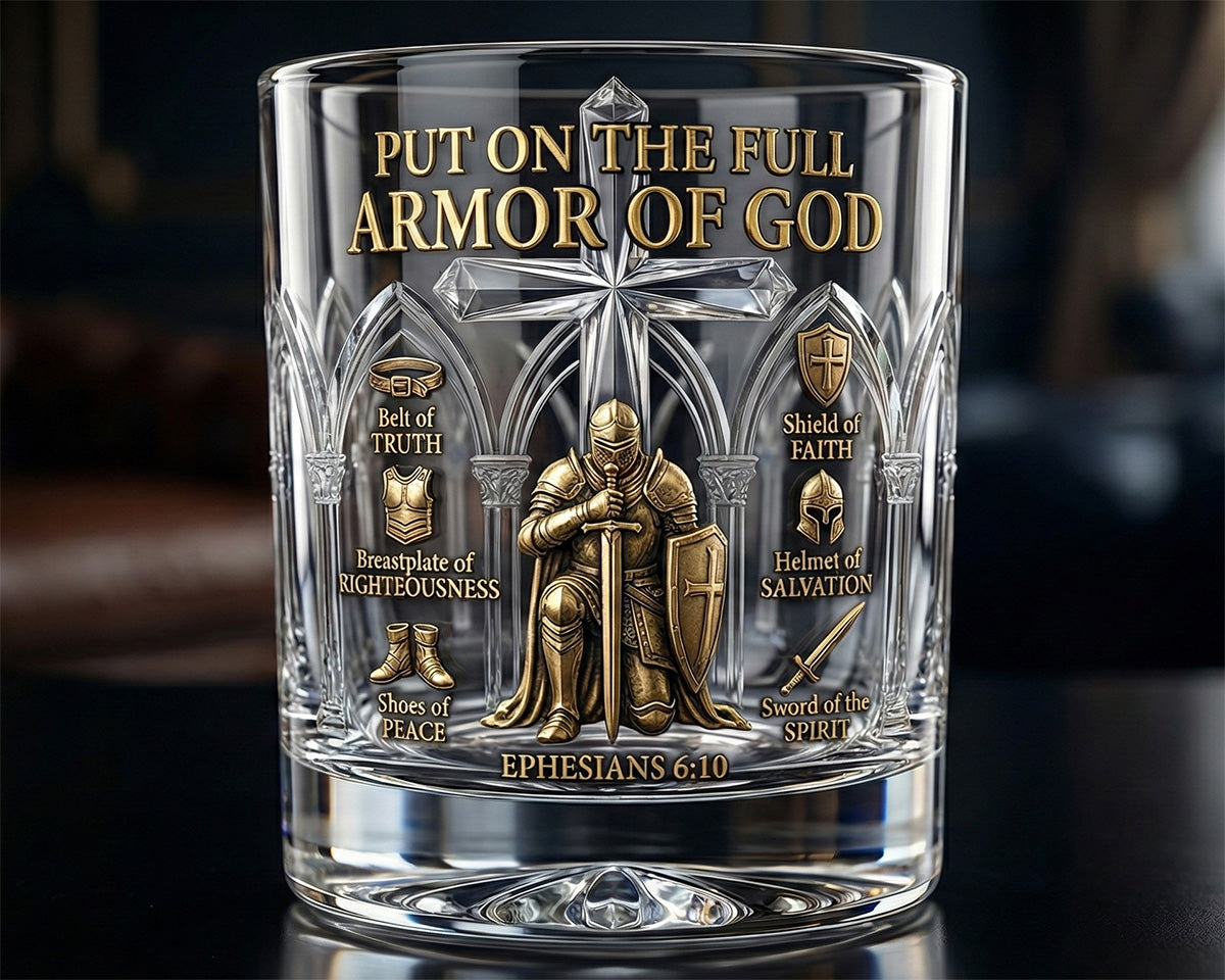 Armor of God Decanter Set - Personalized Gift For Christian 05pamg260226