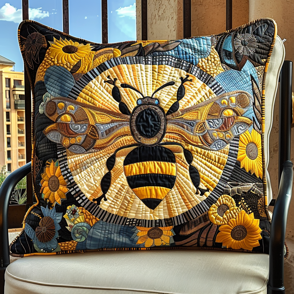 Bee Harmony Quilted Pillowcase 05acxd010425