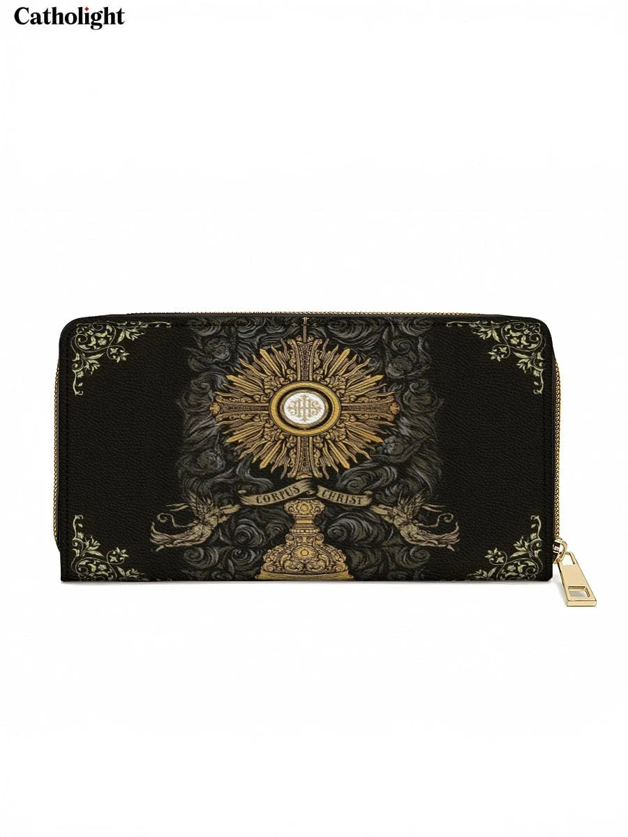 Catholight  The Corpus Christi Elegance Leather Wallet Purse