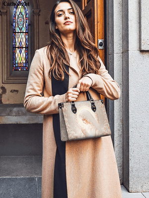 Catholight  Rose Halo Devotion Leather Bag