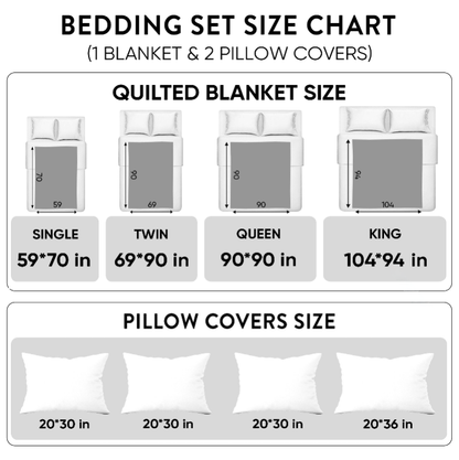 Boho Dragonfly Bliss 3-Piece Quilted Bedding Set NCU0PT4229