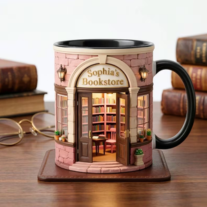Custom Bookstore Mug - Personalized Coffee Mug - Book Lover Gifts - Coffee Mug - GoDuckee