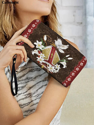 Catholight  The Bishop's Grace Leather Wallet Purse