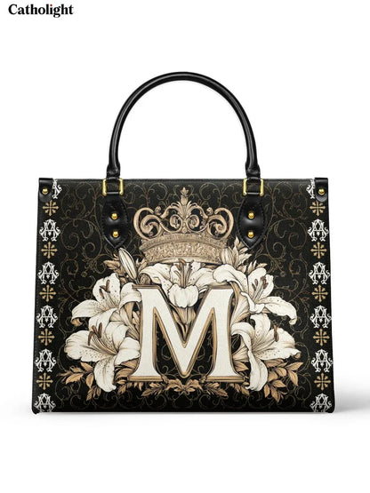 Catholight  The Divine Monogram Leather Bag