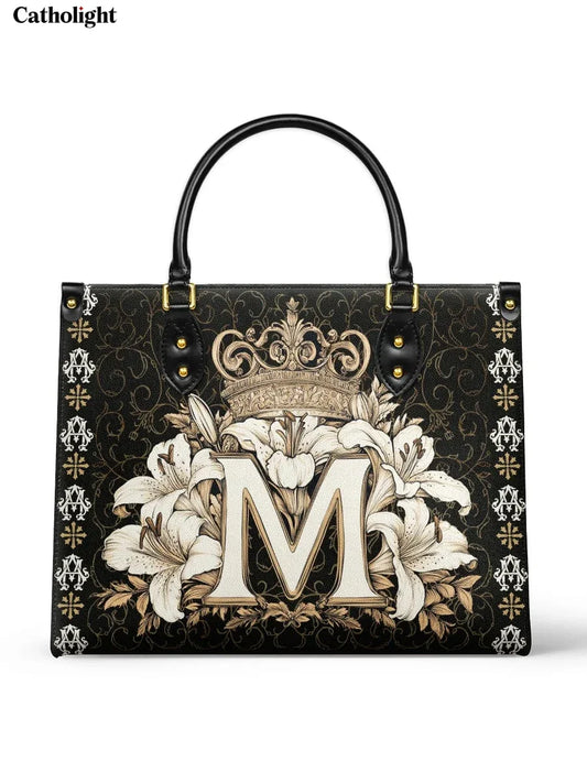 Catholight  The Divine Monogram Leather Bag