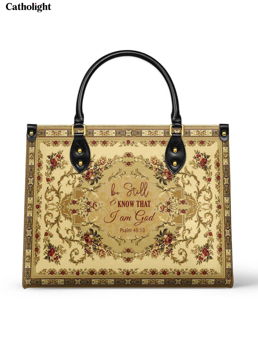 Catholight  Psalm of Peace Leather Bag